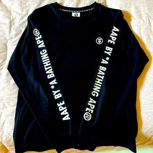 Bape A Bathing Ape Long Sleeve T-Shirt